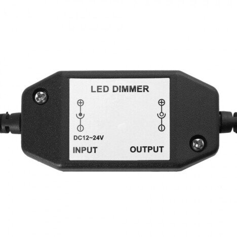 DIMMER INTRERUPATOR NEGRU CU MUFA DC 2,1MM